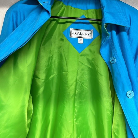 Vintage J. Gallery Trench-Raincoat Long - Picture 6 of 16